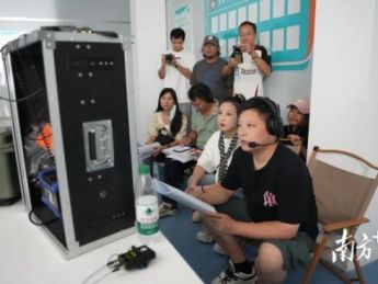 短剧《穿越管理局之女排魂》在江门台山市开机拍摄