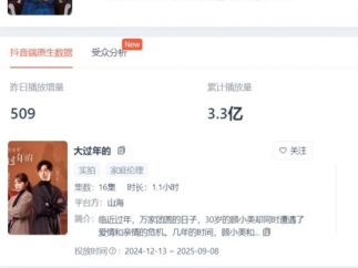 微短剧出现新流量密码  头部大厂押注现实主义微短剧