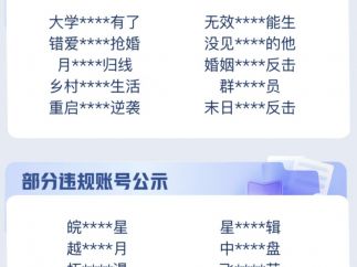 快手下架违规微短剧百余部  片名及内容低劣、情节雷人有害等