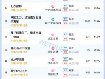 11月19日付费短剧大盘4467万：《余生无你皆荒年》第一