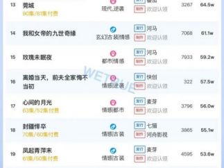 11月30日付费短剧大盘4370万：《司命》连续第一