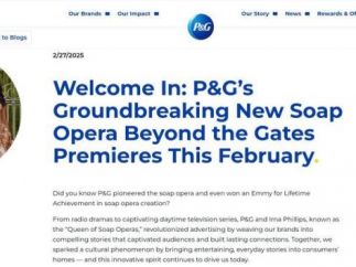 宝洁旗下品牌将推出“微肥皂剧” 试水北美短剧市场