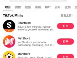 TikTok上短剧小程序了！九州、山海入局！海外短剧迈入小程序时代？